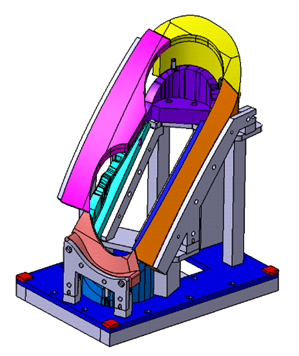 前照灯配光镜检具