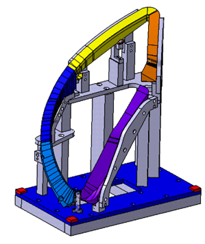 前照灯饰圈检具