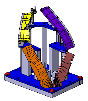 前照灯饰圈检具